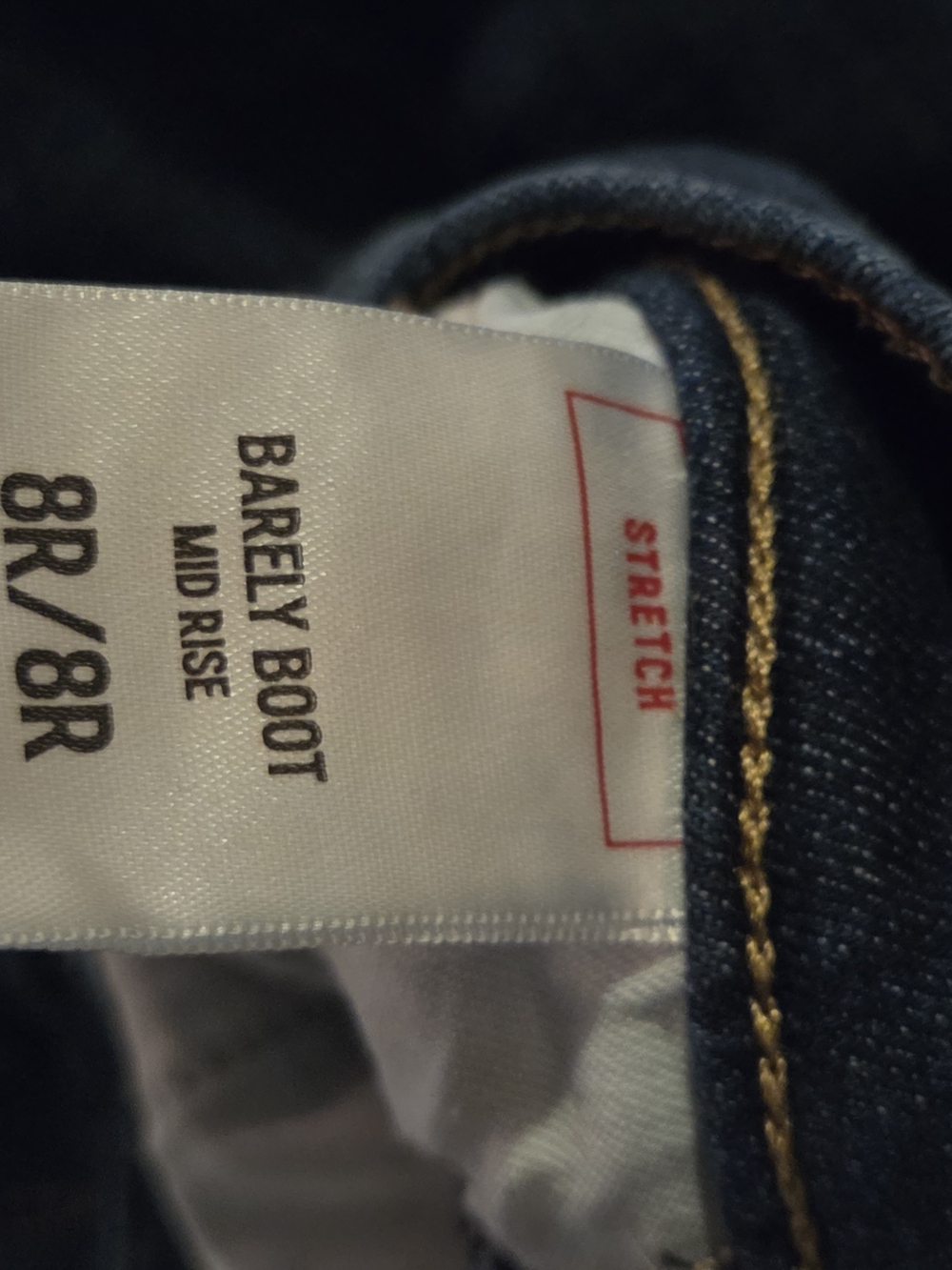 Express Dark Blue Flare Jeans - Picture 6 of 6